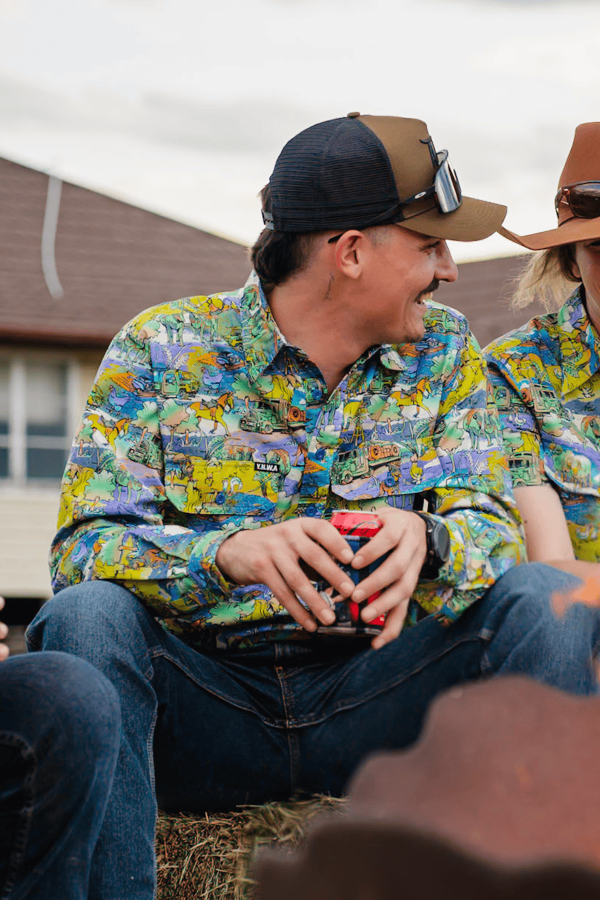 Men's Cracka' Dawn Half Button Work Shirt