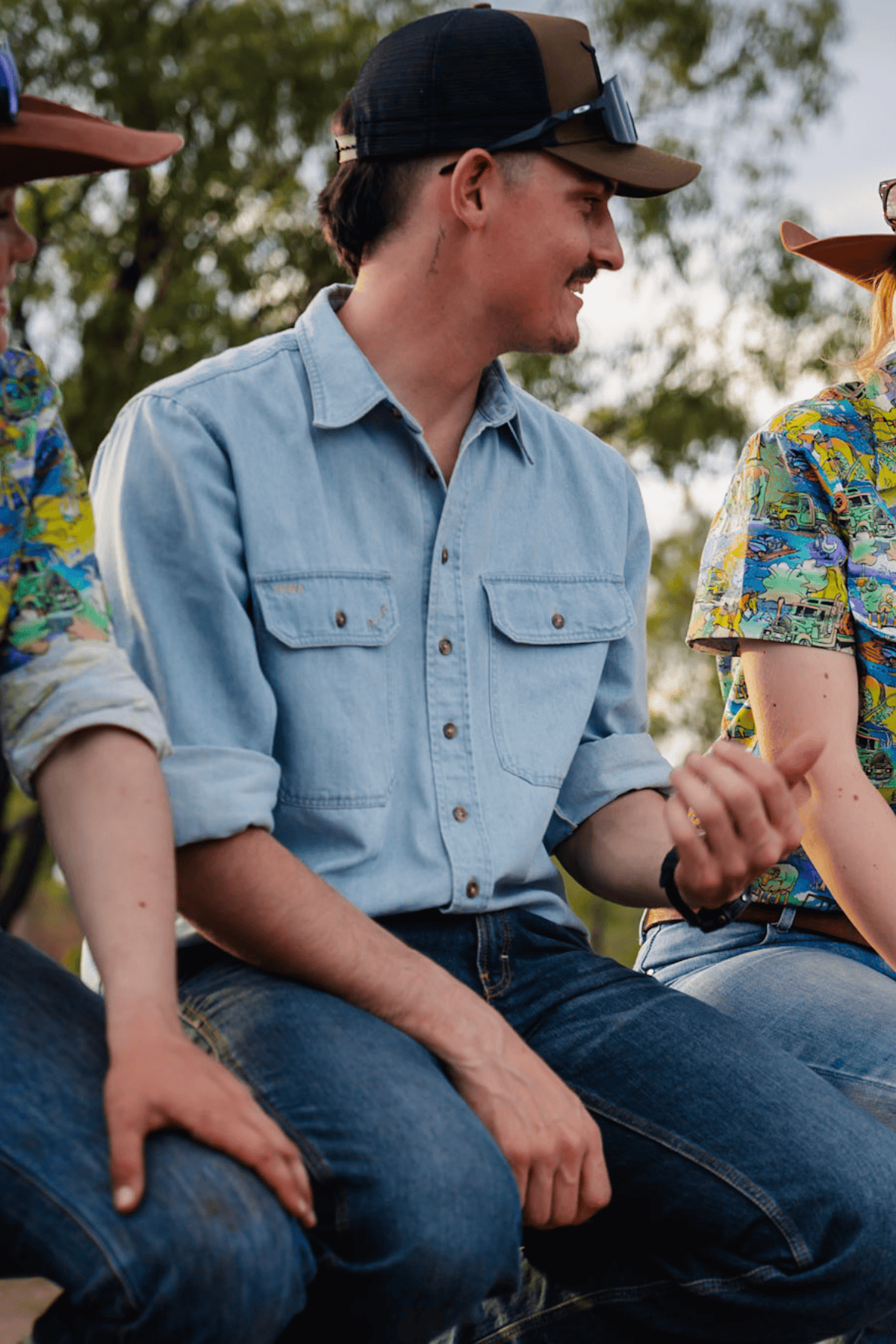 TradeMutt Workshirt Men's Cracka' Dawn Denim Work Shirt Men's Cracka' Dawn Denim Work Shirt