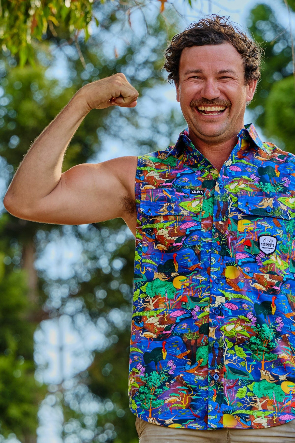 Water You Looking At Territory Sleeve Work Shirt