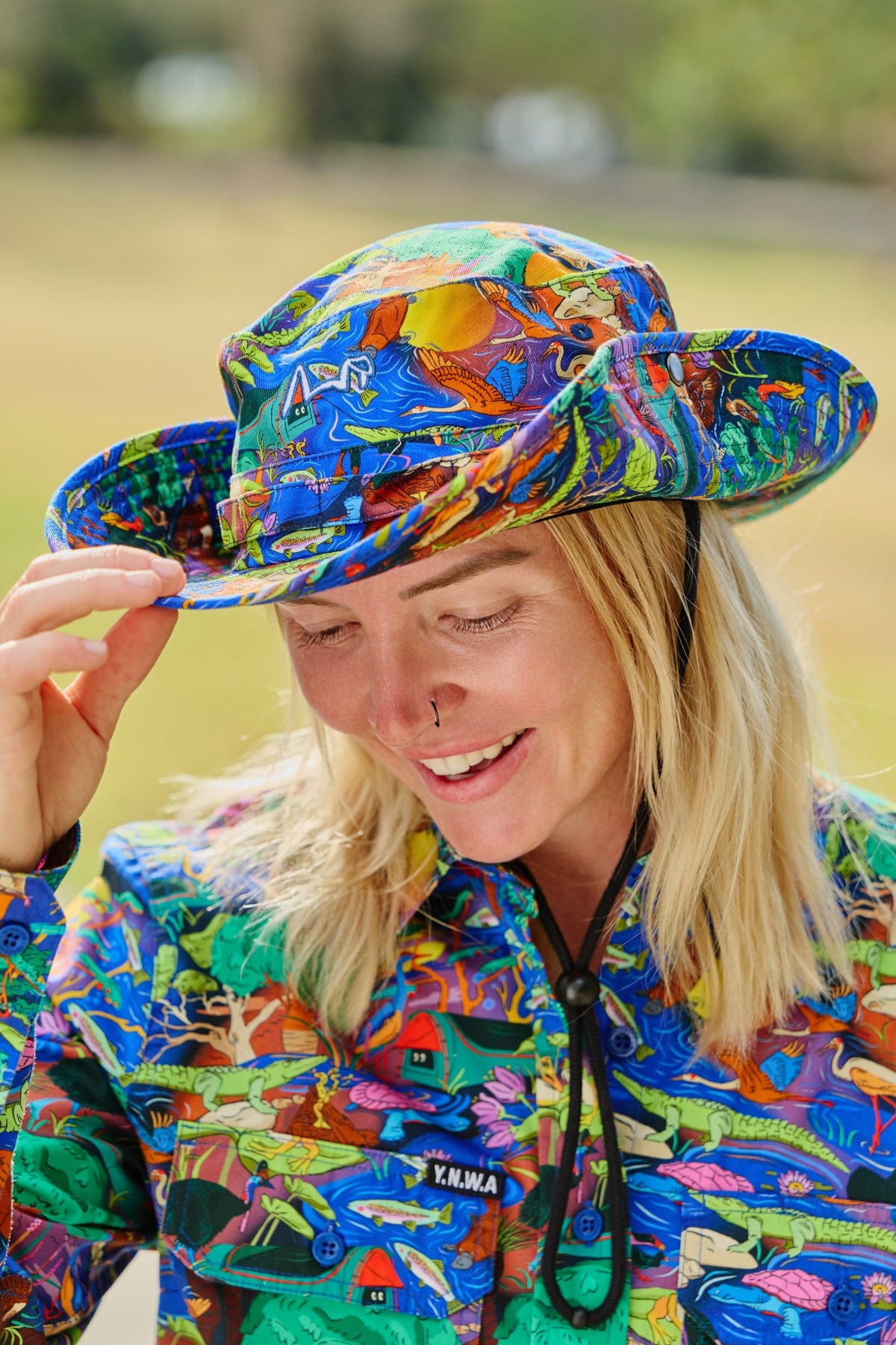 Water You Looking At Wide Brim Hat