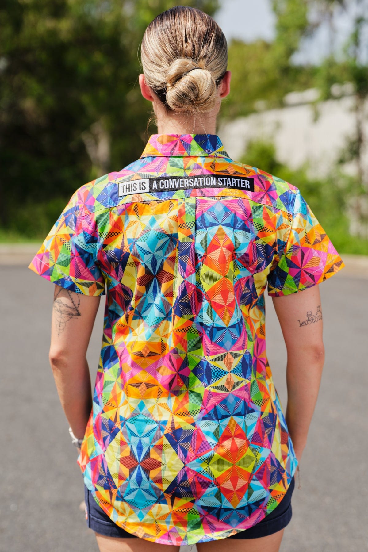 TradeMutt Workshirt Women's Fractal Short Sleeve Workshirt Women's Fractal Short Sleeve Workshirt | TradeMutt Workshirts