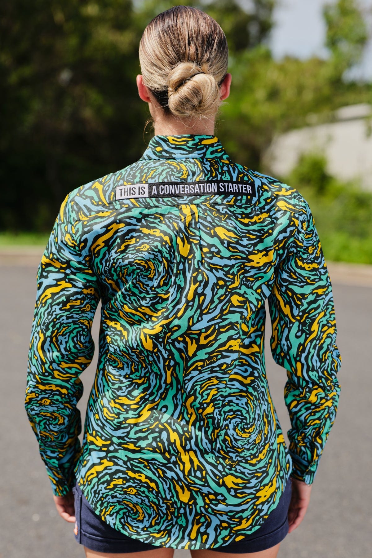 Women's Spun Out Full Button Long Sleeve Workshirt