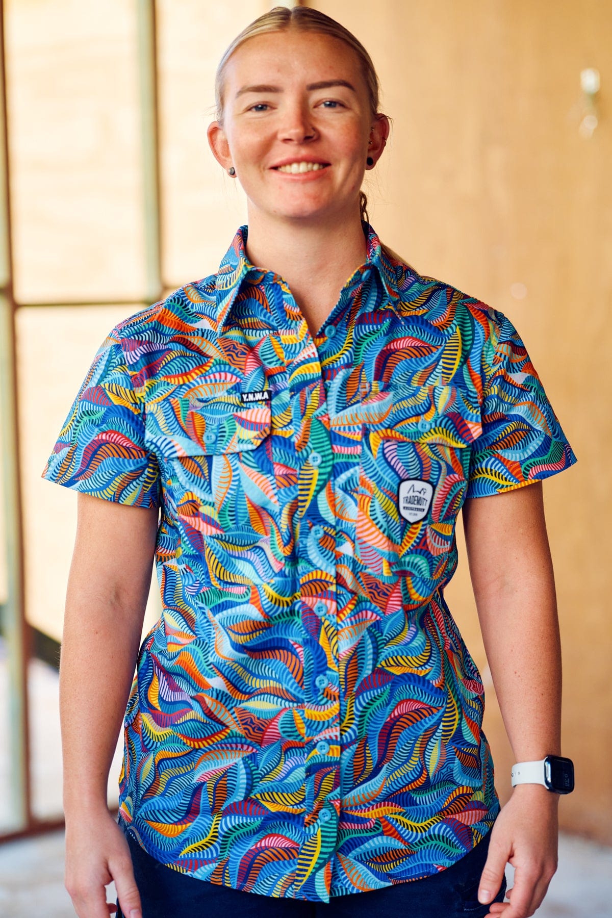 Women s Snazzy Short Sleeve Workshirt TradeMutt Workshirts