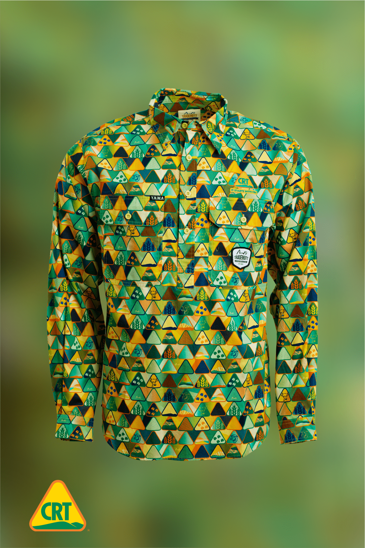 TradeMutt Custom CRT "Mountains & Molehills" Work Shirt CRT "Mountains & Molehills" Work Shirt