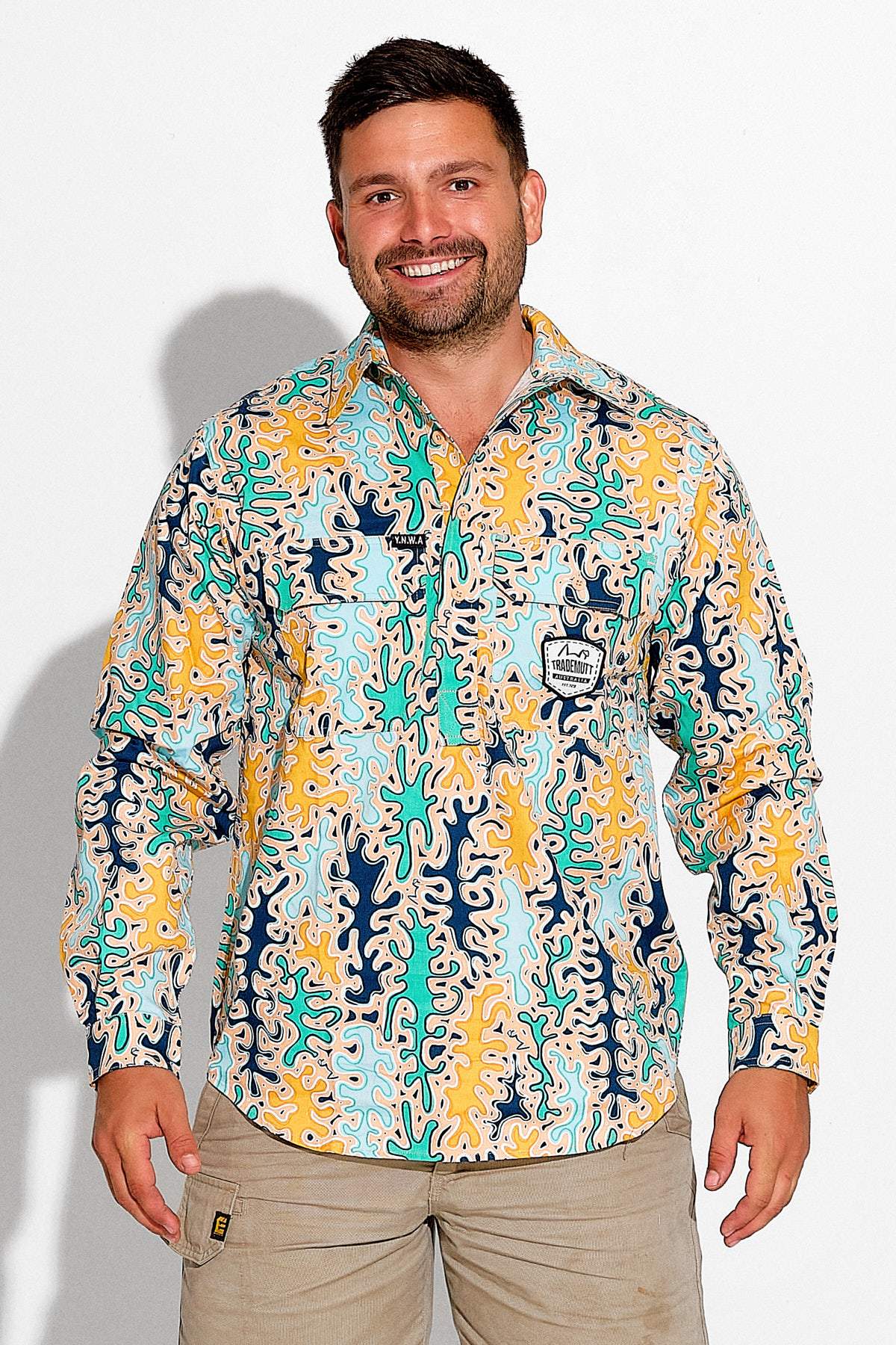 TradeMutt Men's Reedy Weedy Workshirt Men's Reedy Weedy Workshirt