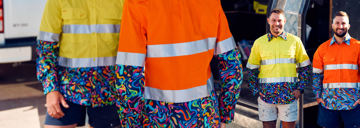 Orange & Yellow Hi Vis Work Shirts
