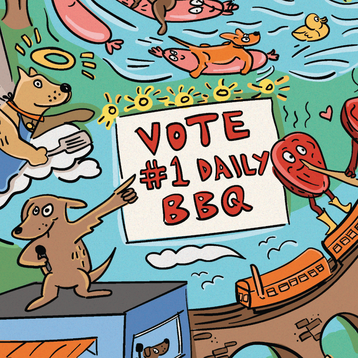 Daydreamin', Goanna Getcha & Hot Diggity Dawg