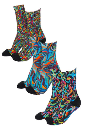 TradeMutt Footwear Sock Block - Core 3 Pack Everyday Crew Sock - 3 Pack | TradeMutt Accessories 