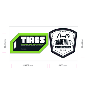 TradeMutt 50 Pack - Stickers (joint TIACS/TM) 50 Pack - Stickers (joint TIACS/TM) 22597