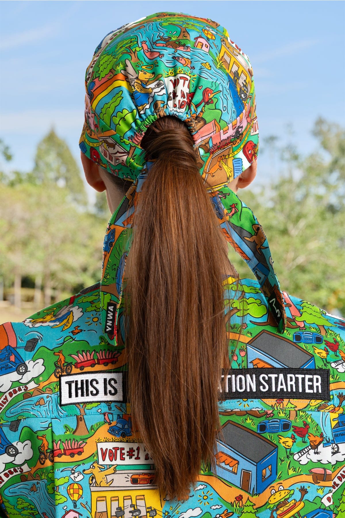 Hot Diggity Dawg Scrub Cap