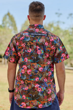 TradeMutt Workshirt Men's Goanna Getcha Short Sleeve Work Shirt Men's Goanna Getcha Short Sleeve Work Shirt