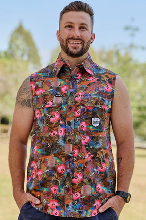 TradeMutt Workshirt Goanna Getcha Territory Sleeve Work Shirt Goanna Getcha Territory Sleeve Work Shirt