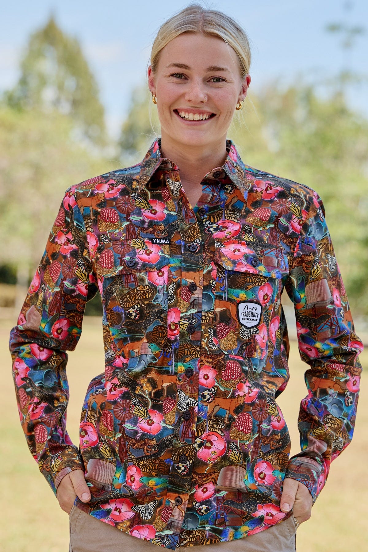 Women's Goanna Getcha Full Button Work Shirt