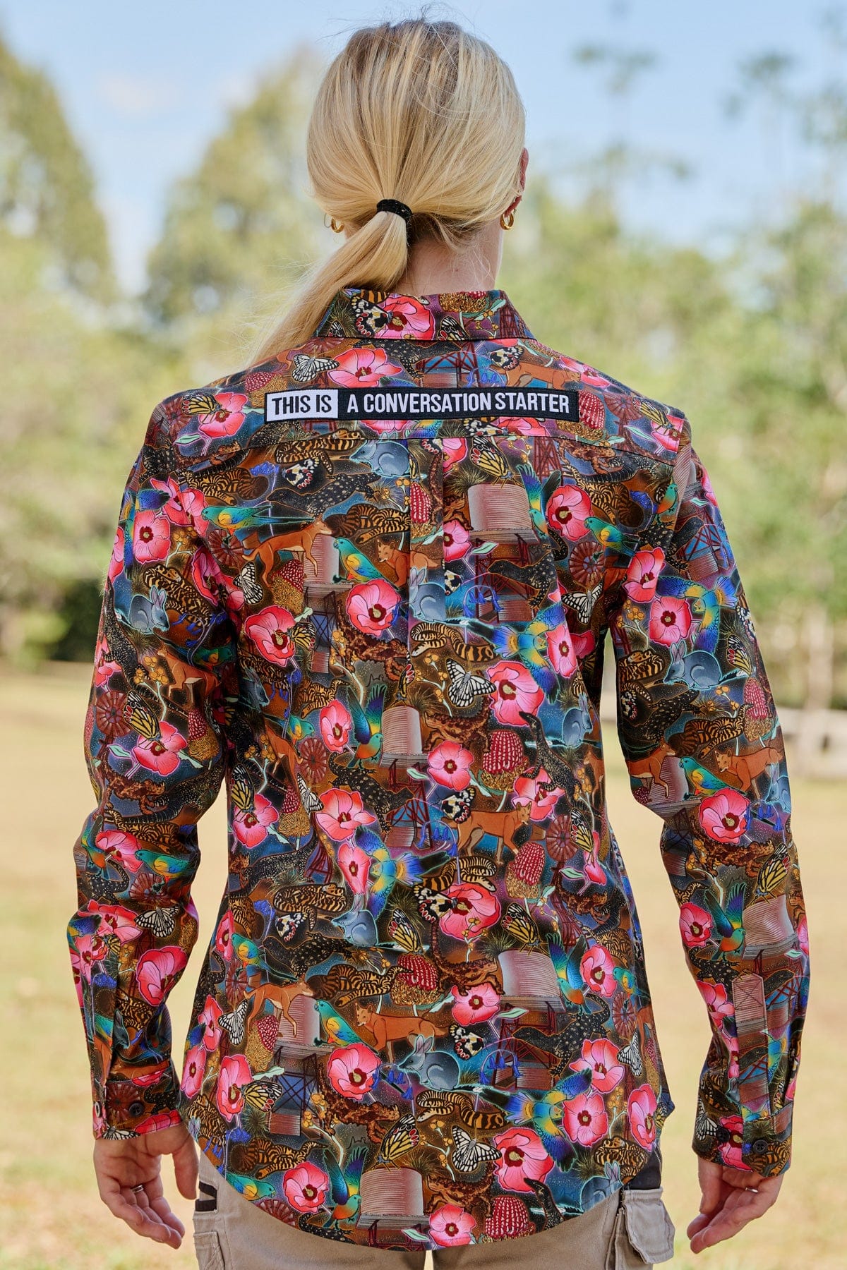 Women's Goanna Getcha Full Button Work Shirt