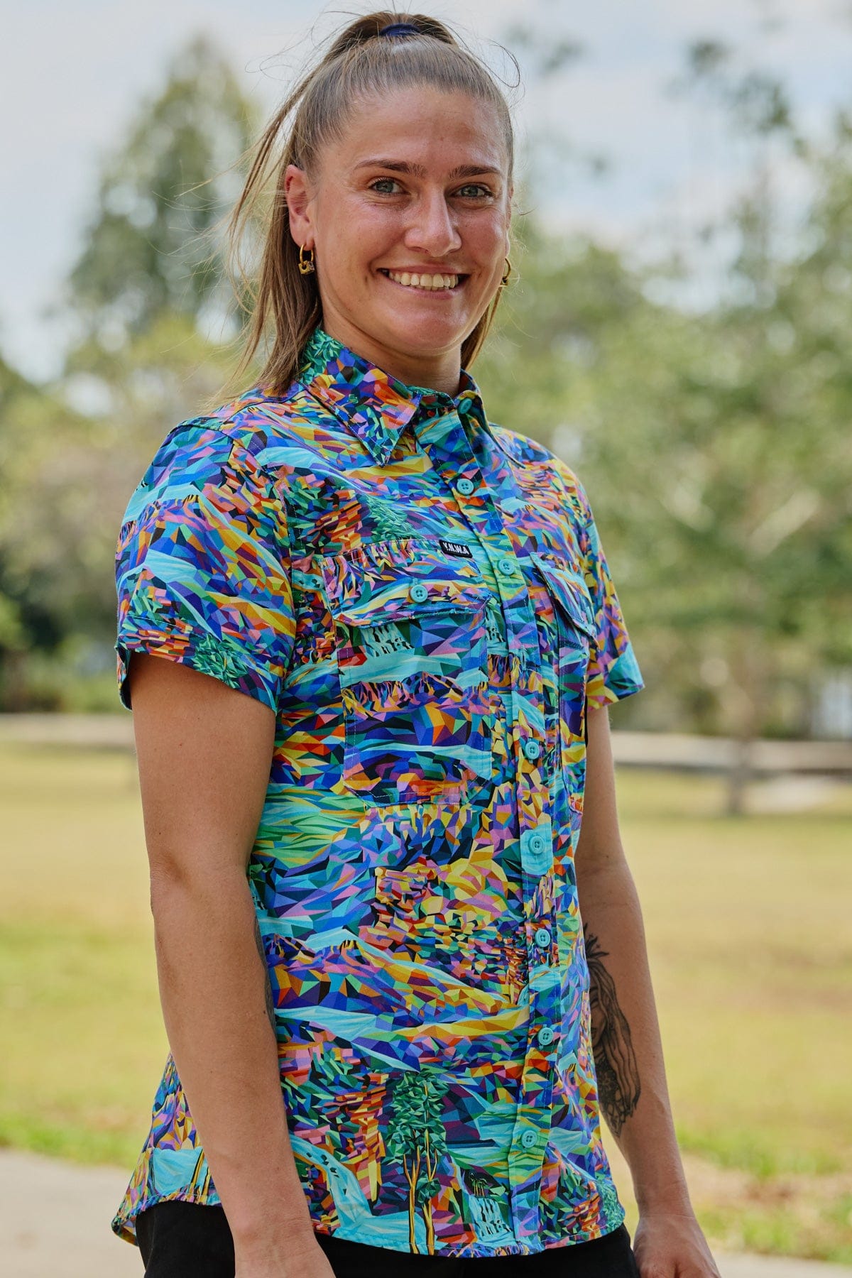 Women's Daydreamin' Short Sleeve Work Shirt