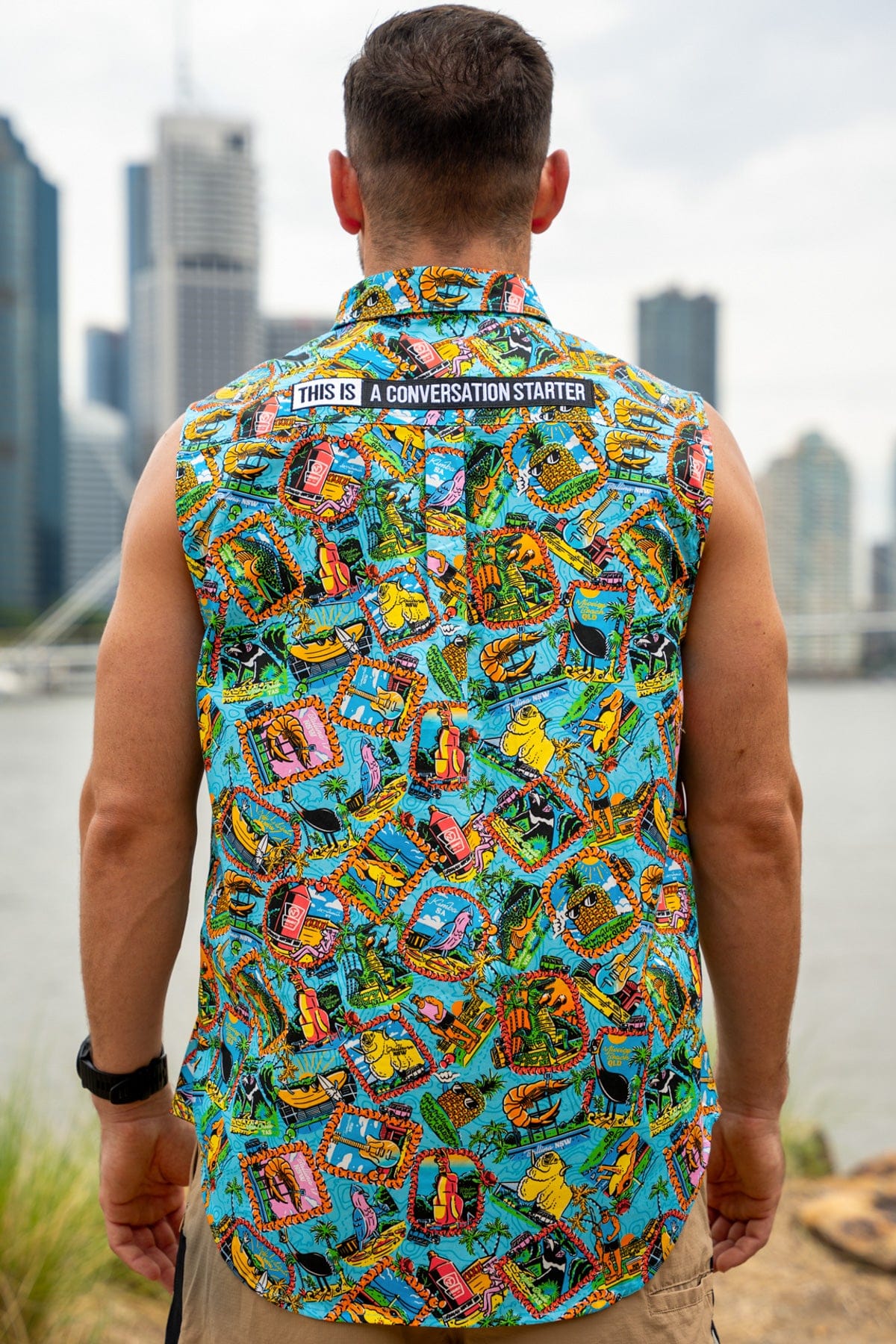 Big Thing Energy Territory Sleeve Work Shirt