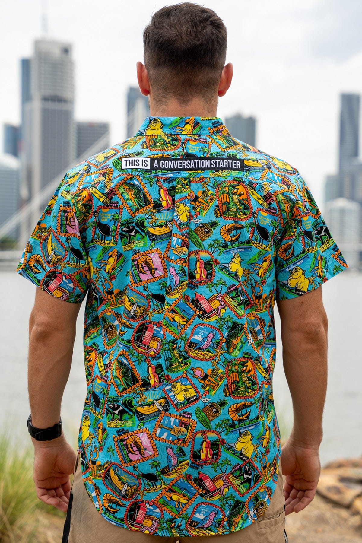 Men's Lightweight Big Thing Energy Short Sleeve Work Shirt