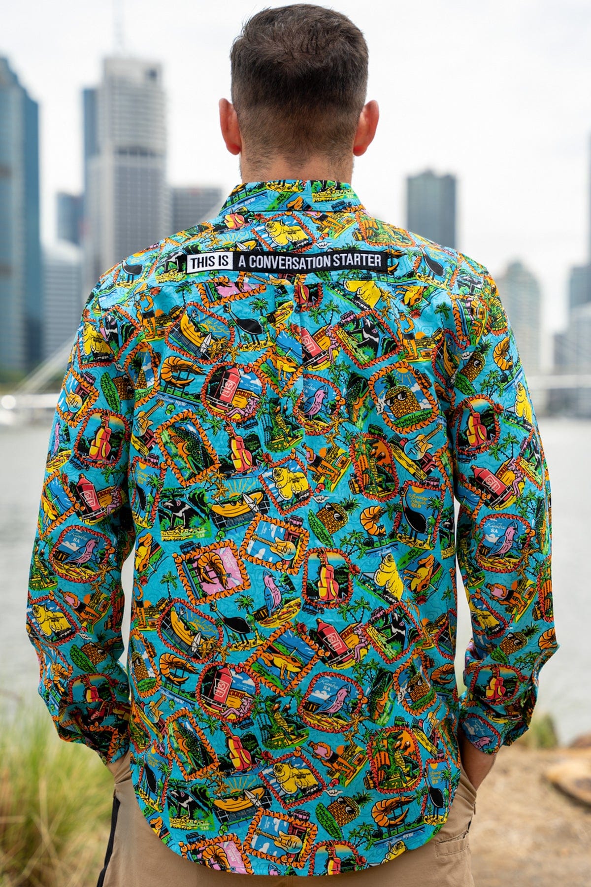 Men's Lightweight Big Thing Energy Full Button Work Shirt