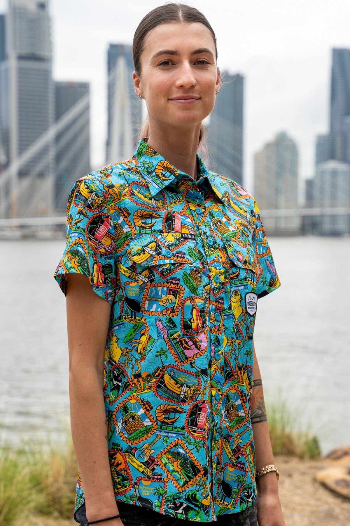 Women's Lightweight Big Thing Energy Short Sleeve Work Shirt