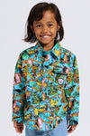 TradeMutt Kids Big Thing Energy Kids Work Shirt Big Thing Energy Kids Work Shirt
