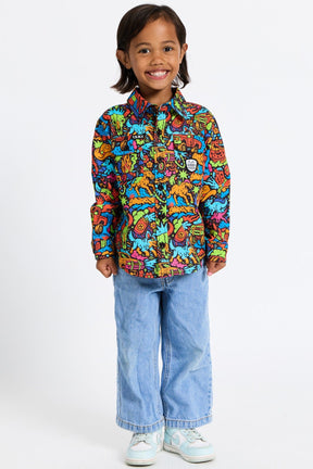 TradeMutt Kids Kids Shindig Shenanigans Work Shirt Kids Shindig Shenanigans Work Shirt
