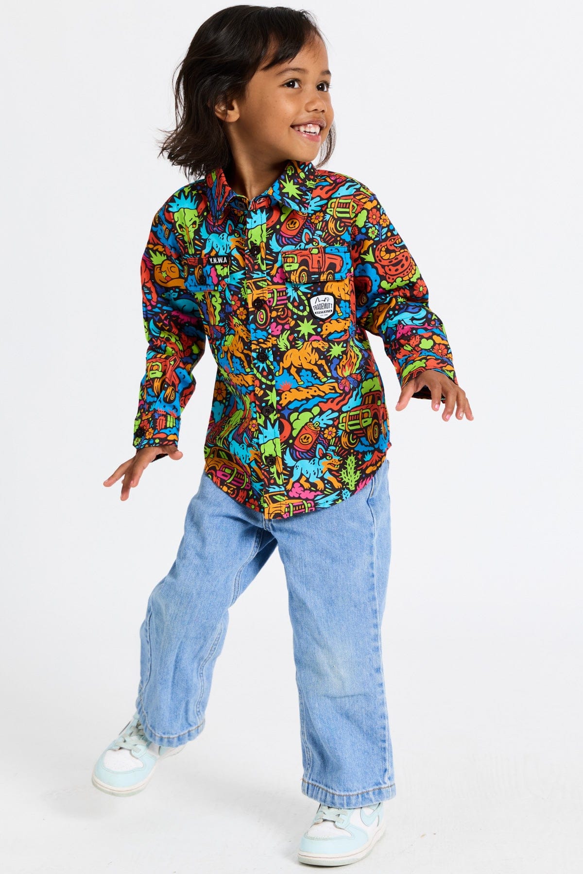 TradeMutt Kids Kids Shindig Shenanigans Work Shirt Kids Shindig Shenanigans Work Shirt