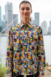 Women's Thunderstruck Full Button Work Shirt