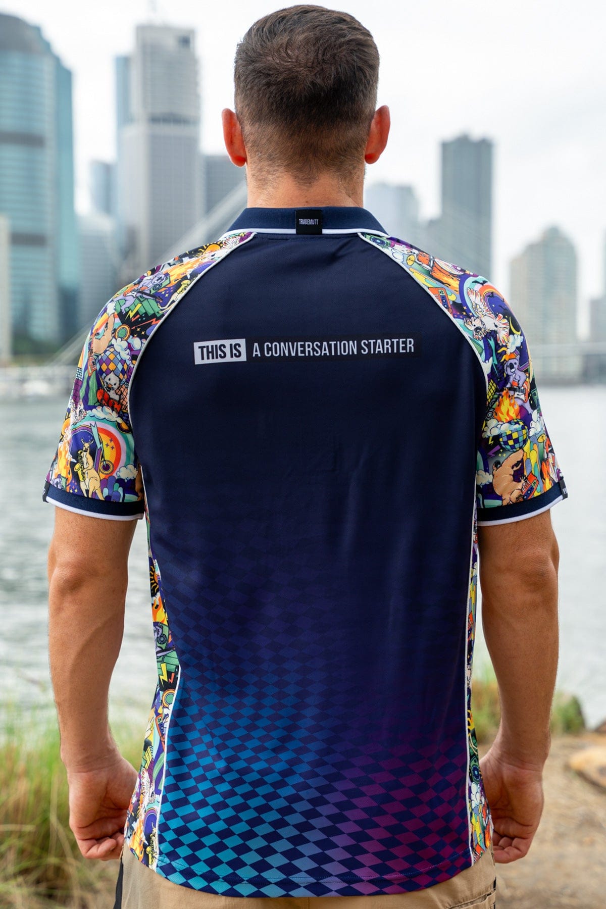 Unisex Thunderstruck Short Sleeve Polo