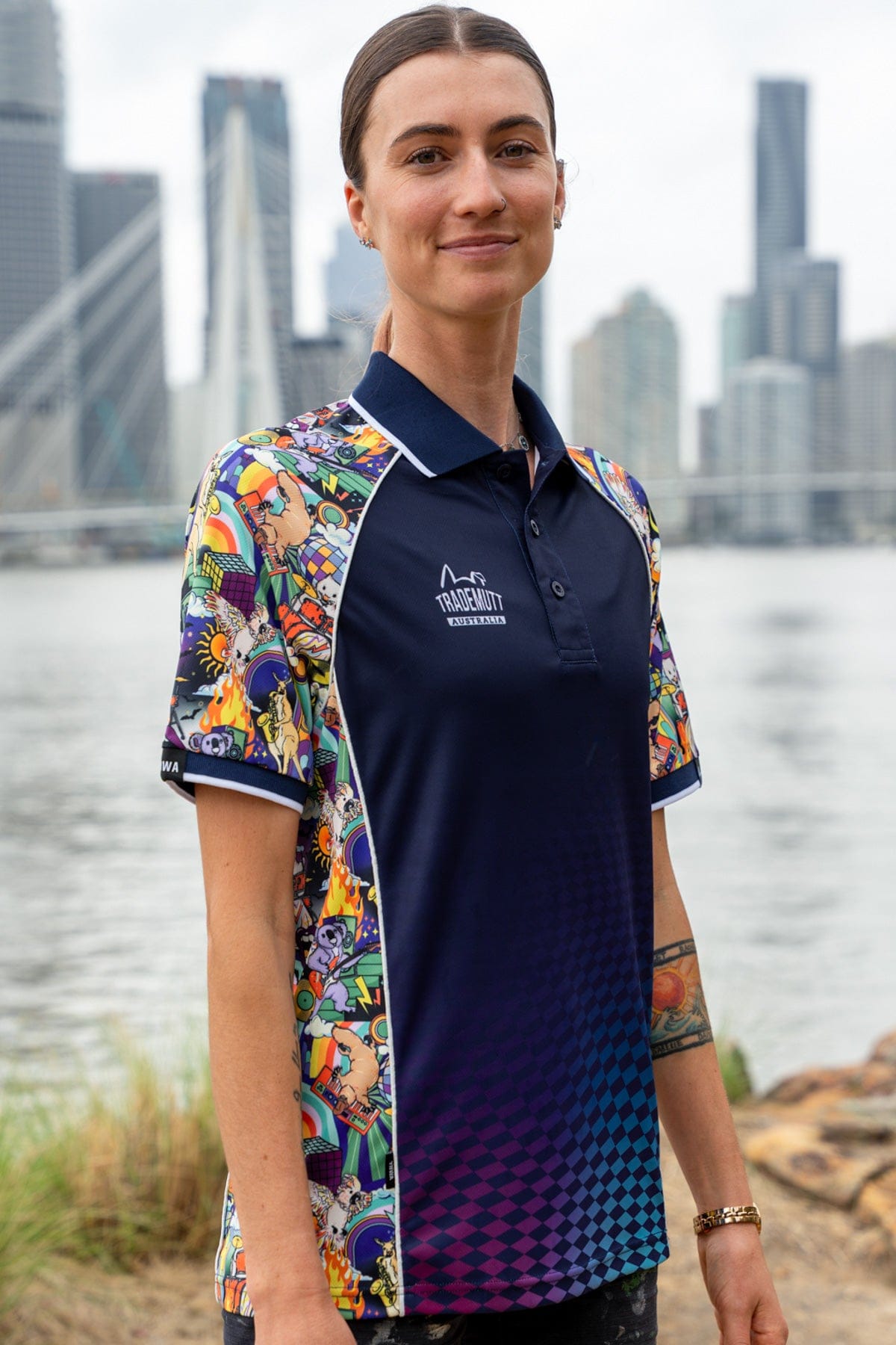 Unisex Thunderstruck Short Sleeve Polo