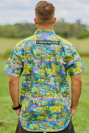 TradeMutt Workshirt Men's Cracka' Dawn Short Sleeve Work Shirt Men's Cracka' Dawn Short Sleeve Work Shirt
