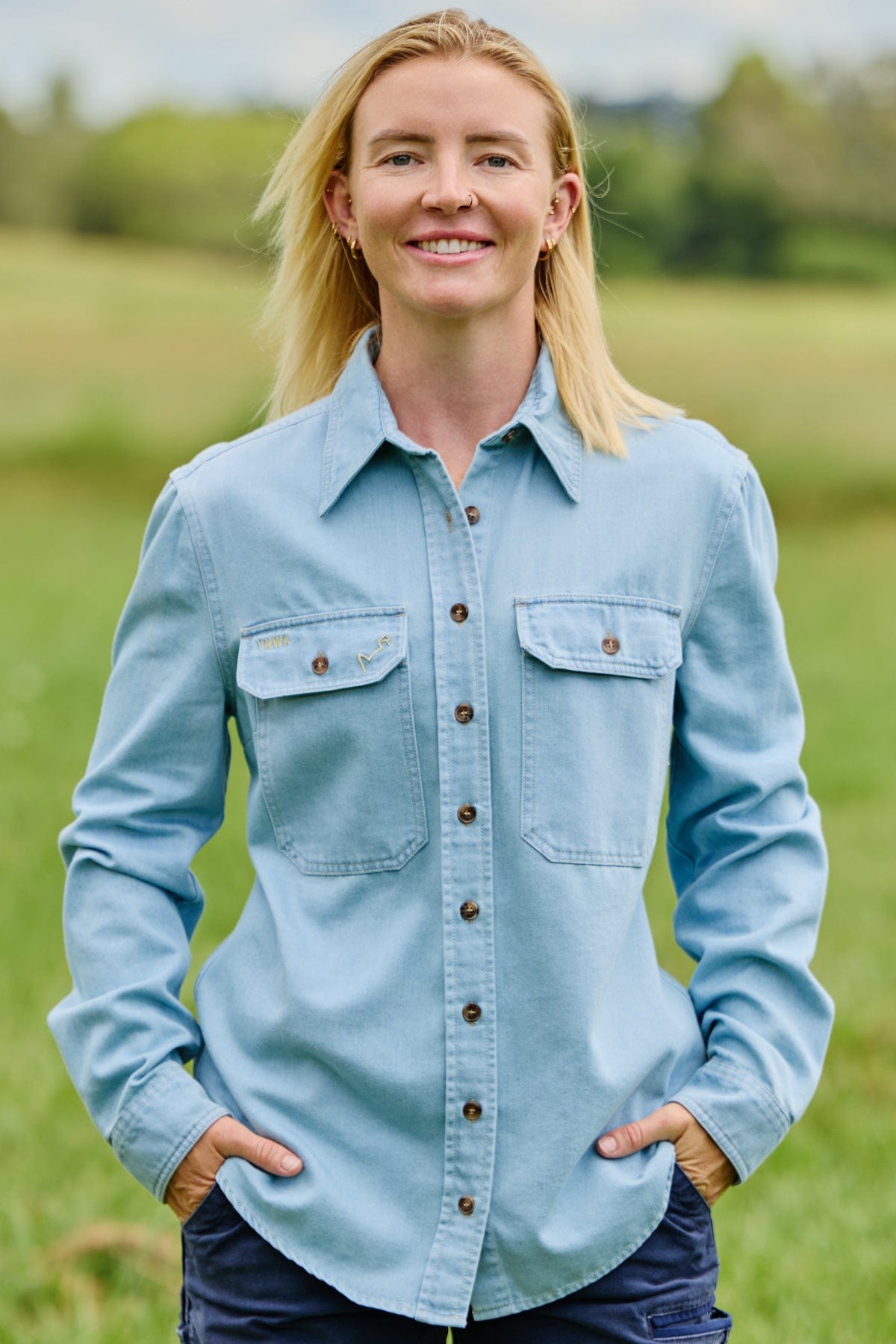 Women's Cracka' Dawn Denim Work Shirt