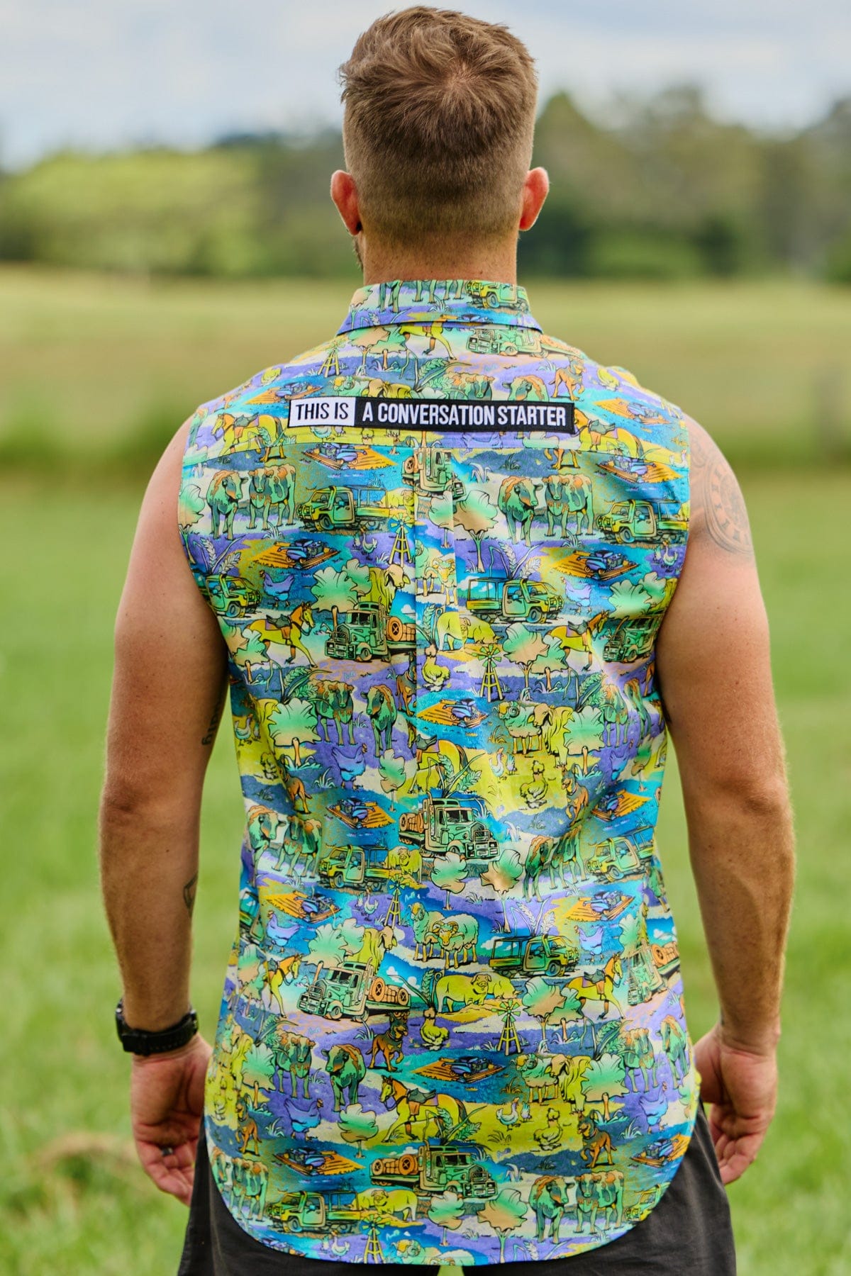 Cracka' Dawn Territory Sleeve Work Shirt