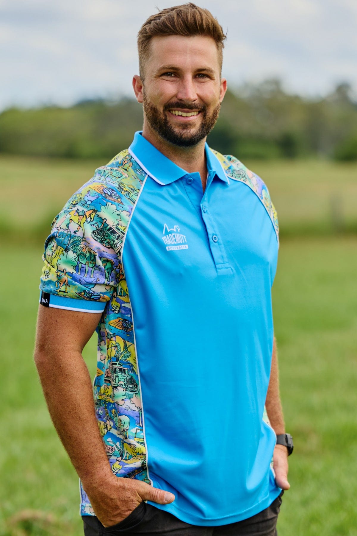 TradeMutt Polo Unisex Cracka' Dawn Short Sleeve Polo Unisex Cracka' Dawn Short Sleeve Polo