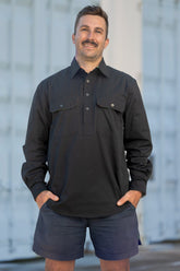 Men's The Big Smoke Undercover Mutter Work Shirt