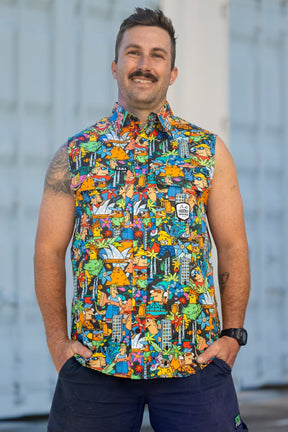 TradeMutt Workshirt The Big Smoke Territory Sleeve Work Shirt The Big Smoke Territory Sleeve Work Shirt  | TradeMutt Work Shirts | Short Sleeve Shirt