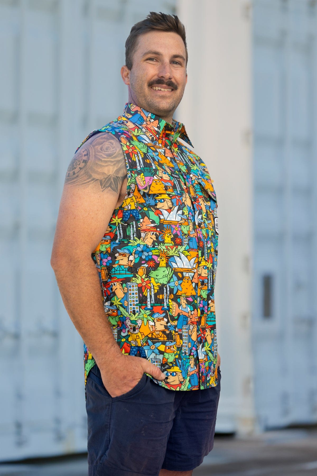 TradeMutt Workshirt The Big Smoke Territory Sleeve Work Shirt The Big Smoke Territory Sleeve Work Shirt  | TradeMutt Work Shirts | Short Sleeve Shirt