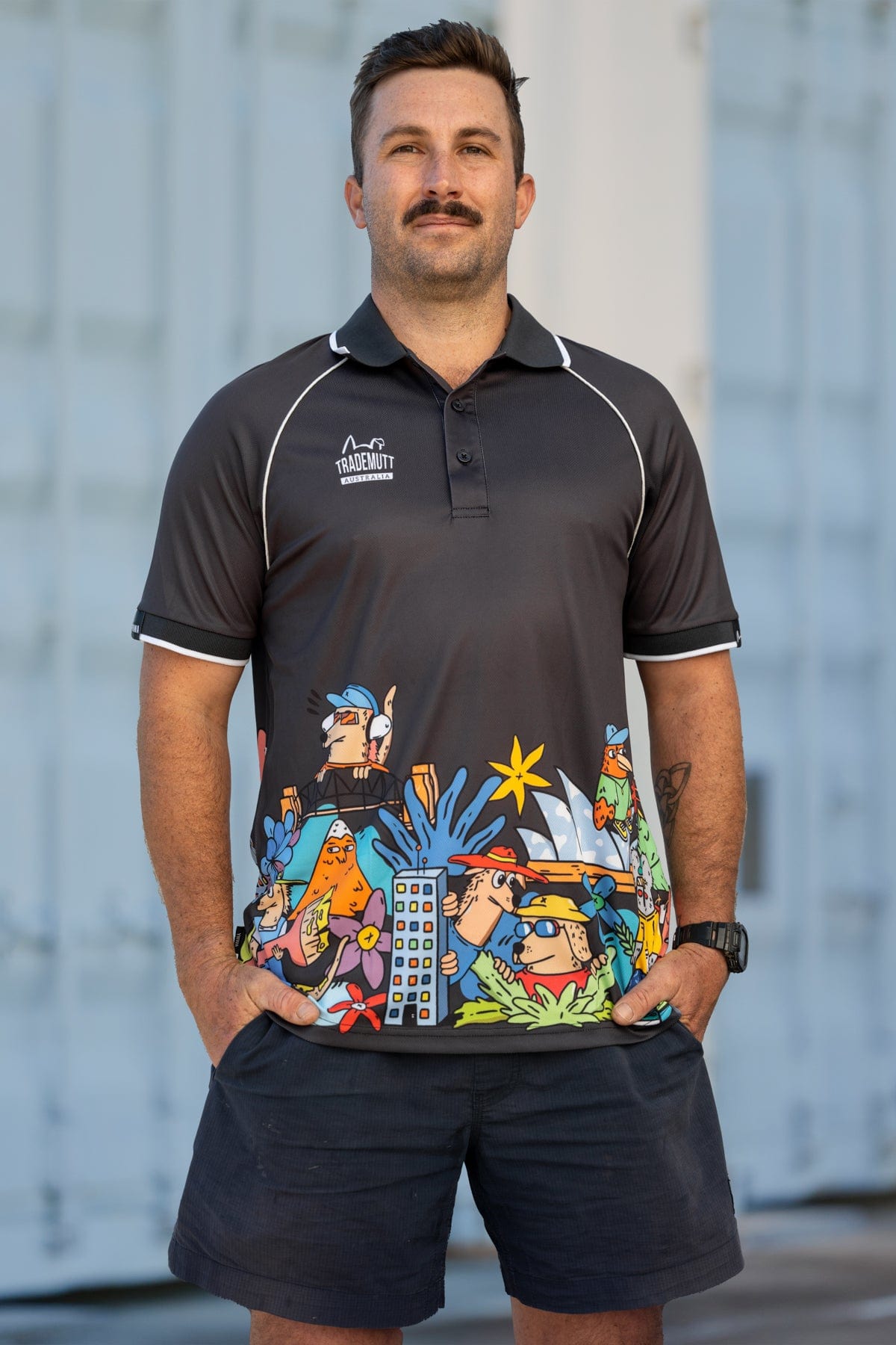 The Big Smoke Short Sleeve Feature Polo