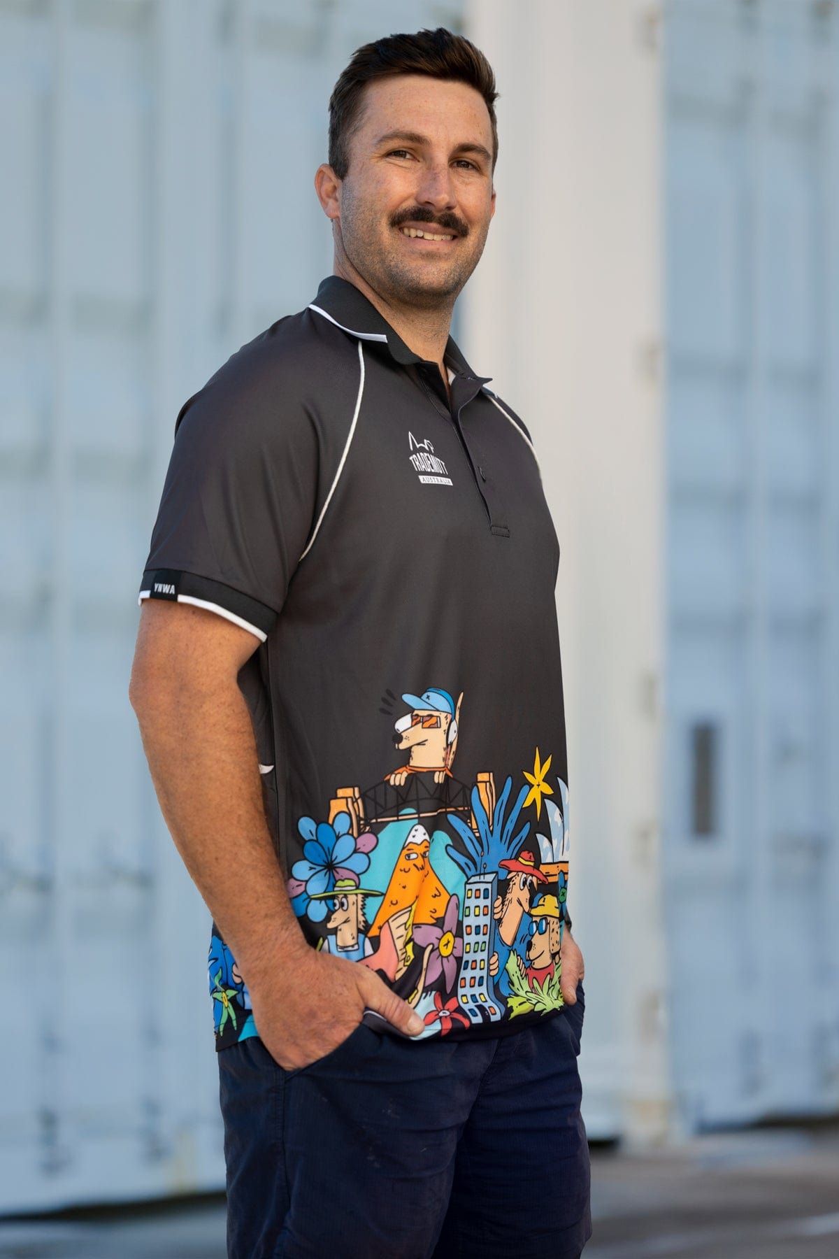 The Big Smoke Short Sleeve Feature Polo
