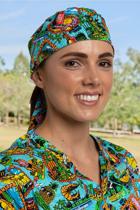 TradeMutt Scrubs Big Thing Energy Scrub Cap TradeMutt Scrubs & Scrub Caps 22373