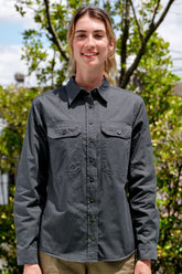 Women's Blinky Chill Undercover Mutter Full Button Workshirt