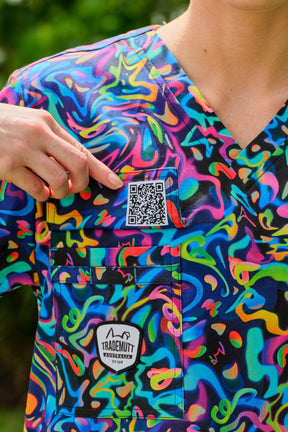 TradeMutt Scrubs Pearler Unisex Scrubs Top Pearler Unisex Scrub Tops