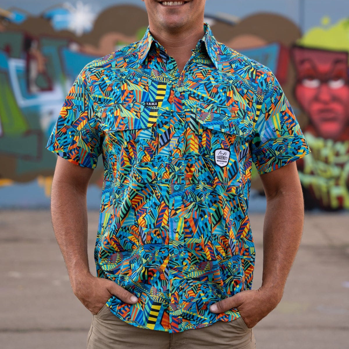 Men's Crackalackin Short Sleeve Work Shirt | TradeMutt Work Shirts