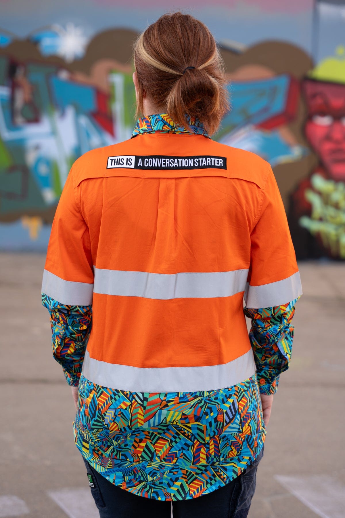 Women's Crackalackin Orange Day/Night Hi Vis 2.0 Workshirt