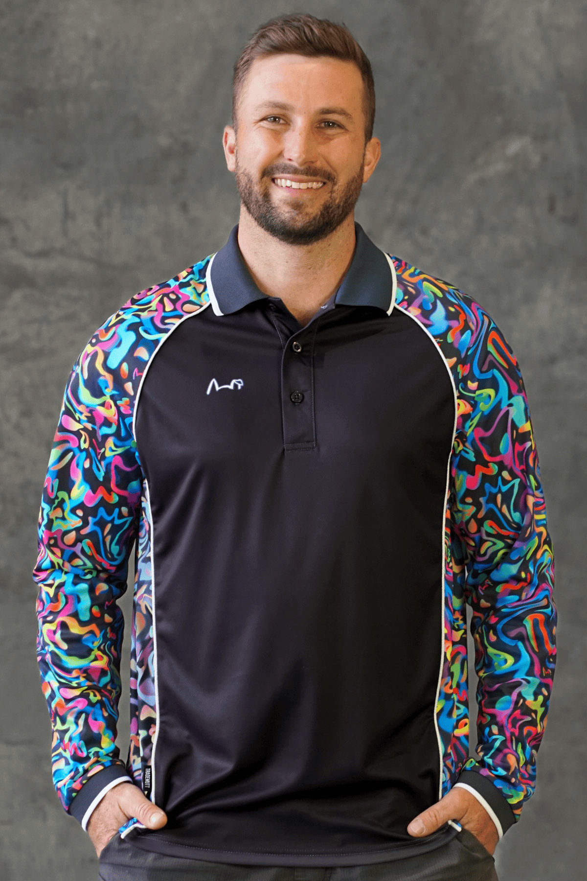 TradeMutt Polo Unisex Charcoal Pearler Long Sleeve Polo Unisex Charcoal Pearler Long Sleeve Polo | TradeMutt