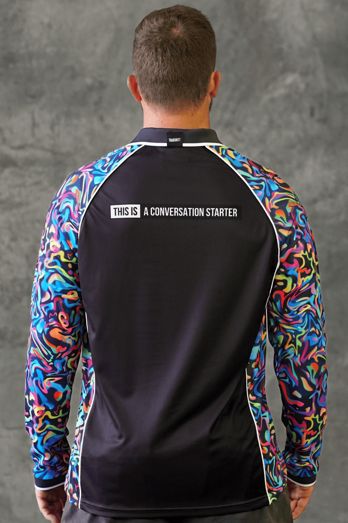 TradeMutt Polo Unisex Charcoal Pearler Long Sleeve Polo Unisex Charcoal Pearler Long Sleeve Polo | TradeMutt