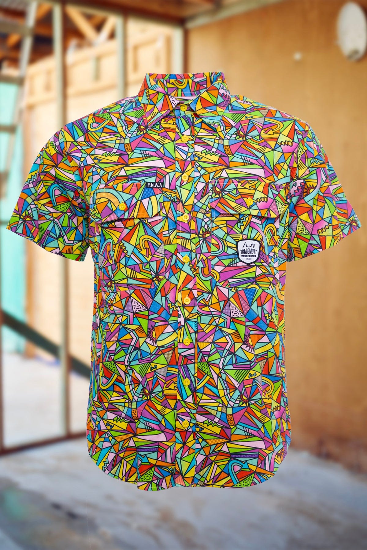 TradeMutt Workshirt Men's Bonza Full Button Short Sleeve Work Shirt Men's Bonza Short Sleeve Workshirt | TradeMutt Workshirts