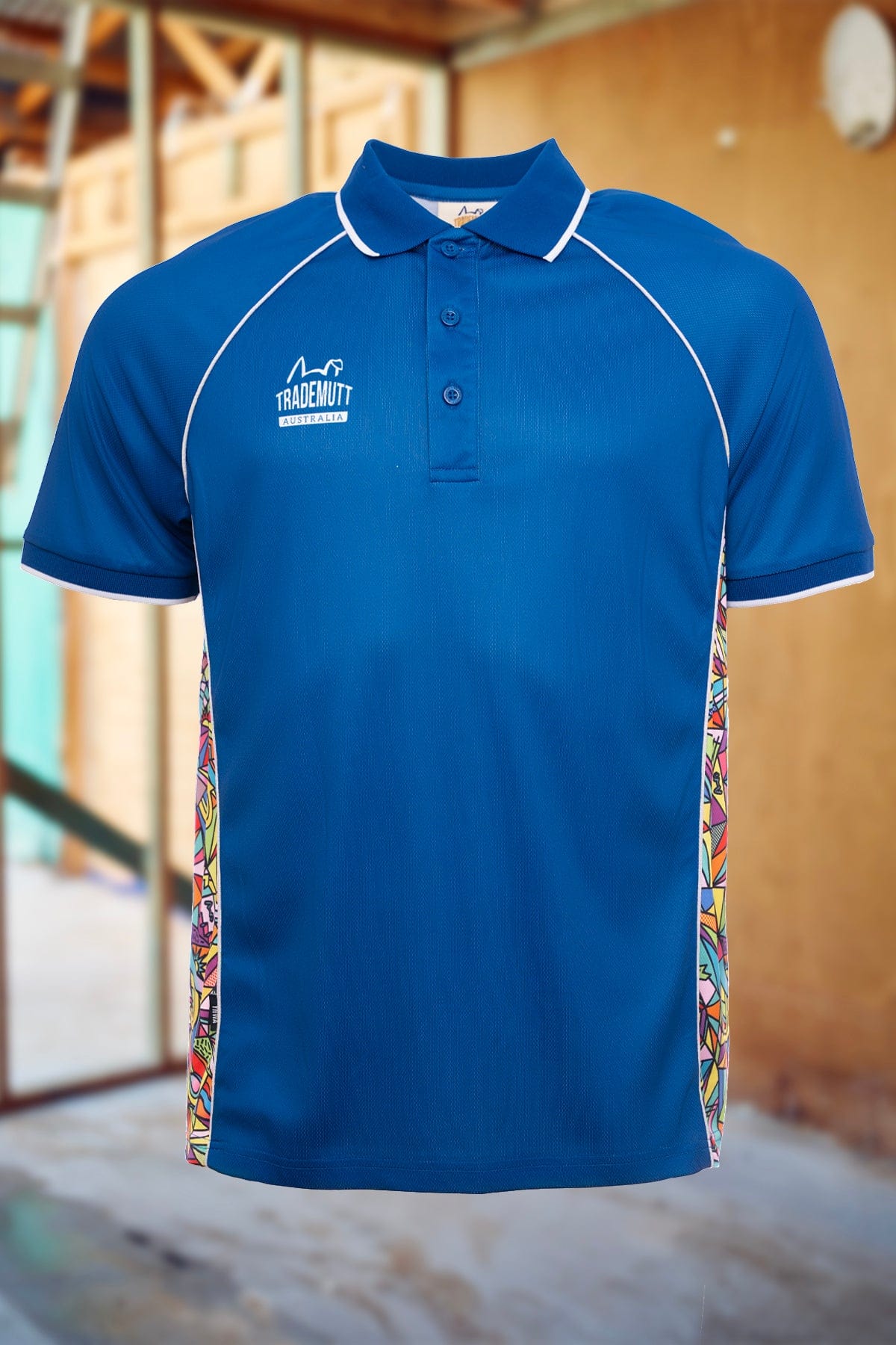 TradeMutt Polo Unisex Sky Blue Bonza Polo Unisex RPET Bonza Sky Blue Polo | TradeMutt Workshirts