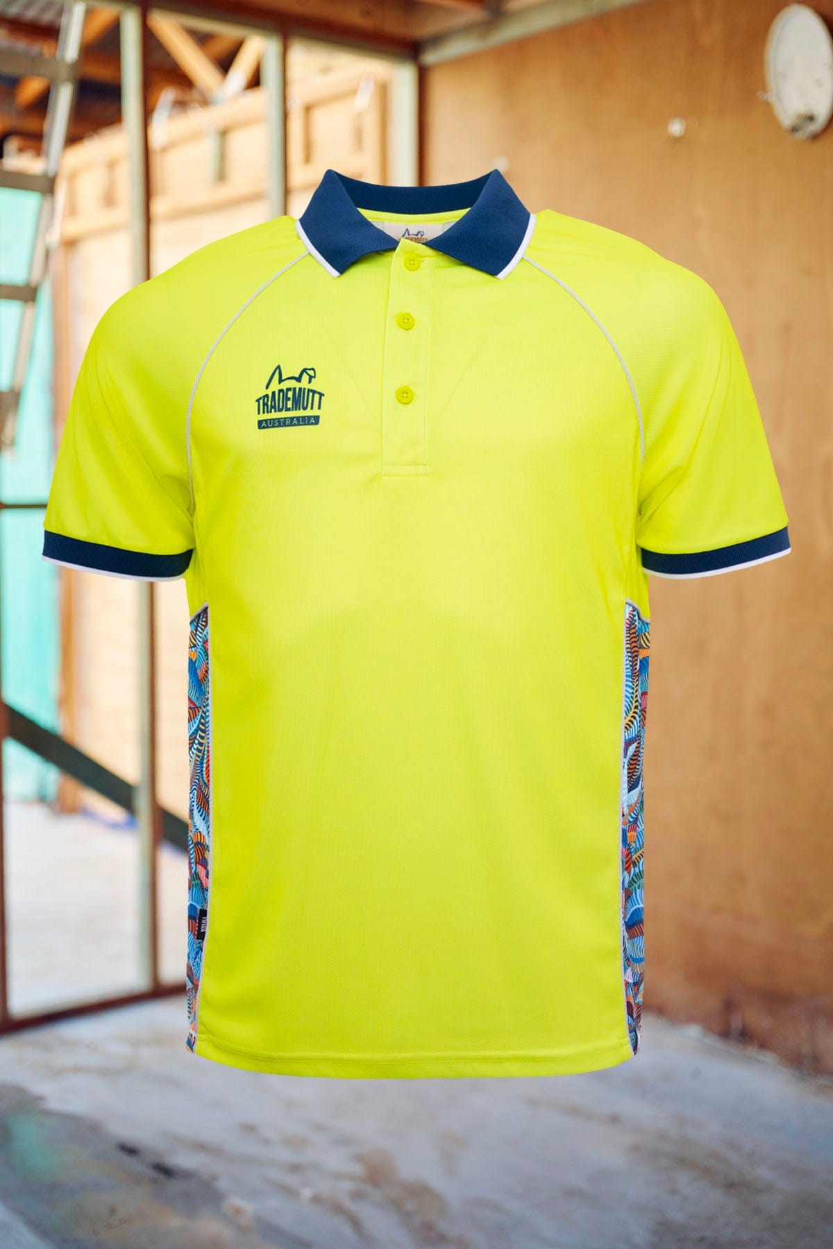 TradeMutt Polo Unisex Yellow Snazzy Polo Unisex RPET Snazzy Yellow Polo | TradeMutt Workshirts