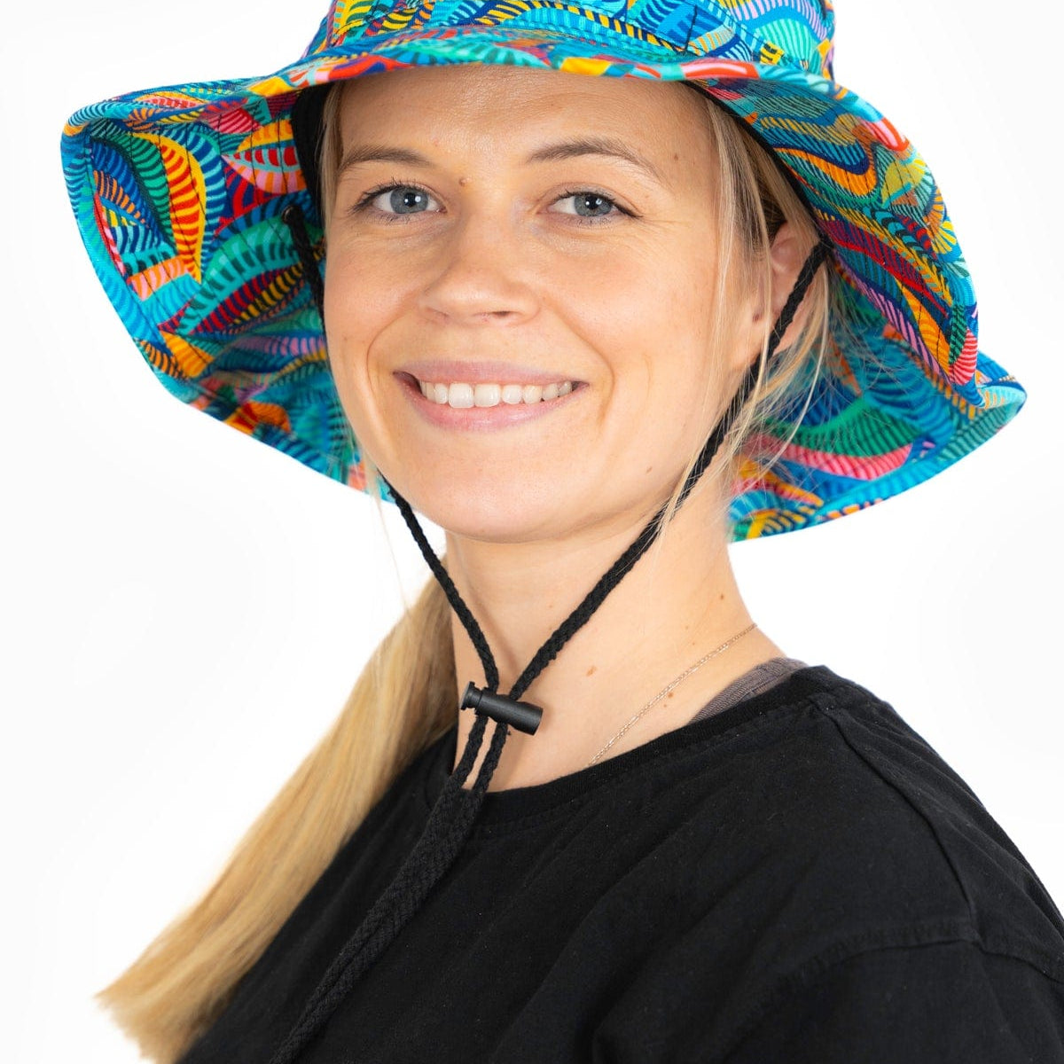 COPY - Stylish wide brim hat Wide Brim Beach Hat, Women main image 2