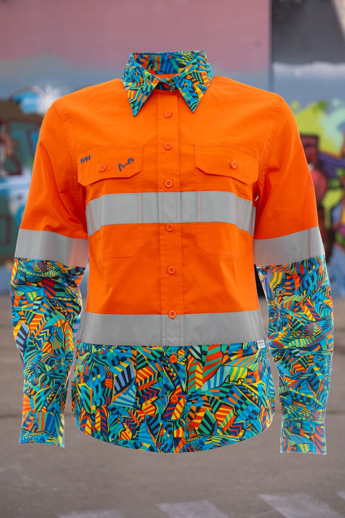 Women's Crackalackin Orange Day/Night Hi Vis 2.0 Workshirt